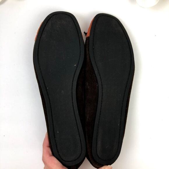 Steve Madden Suede Leather Colorblock Ballet Flats Size 9 - Picture 6 of 8
